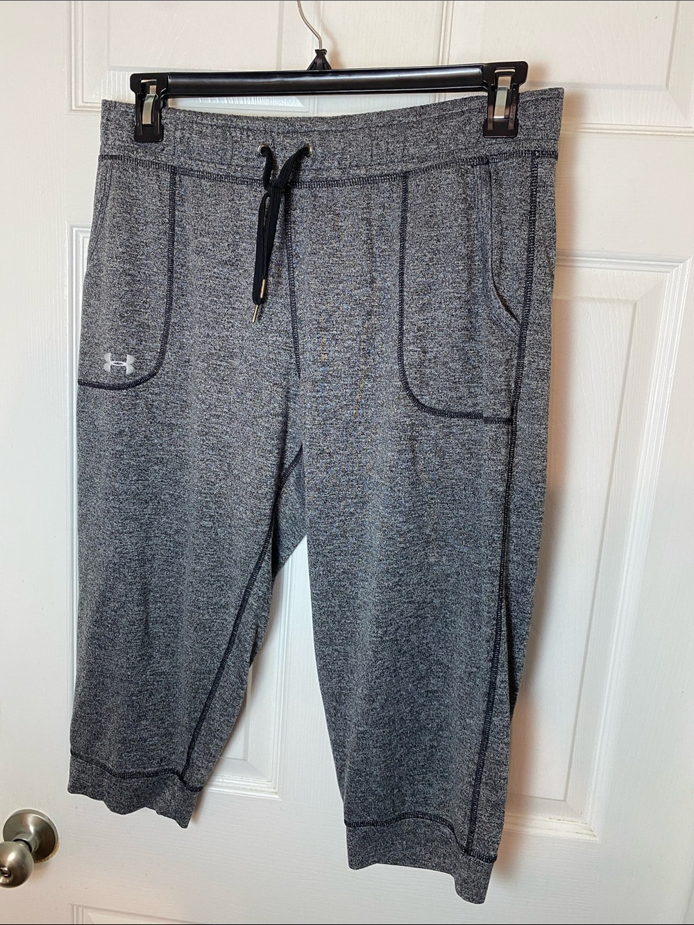 Under Armour Tech Twist Athletic Jogger Pants Women's Size Large Gray